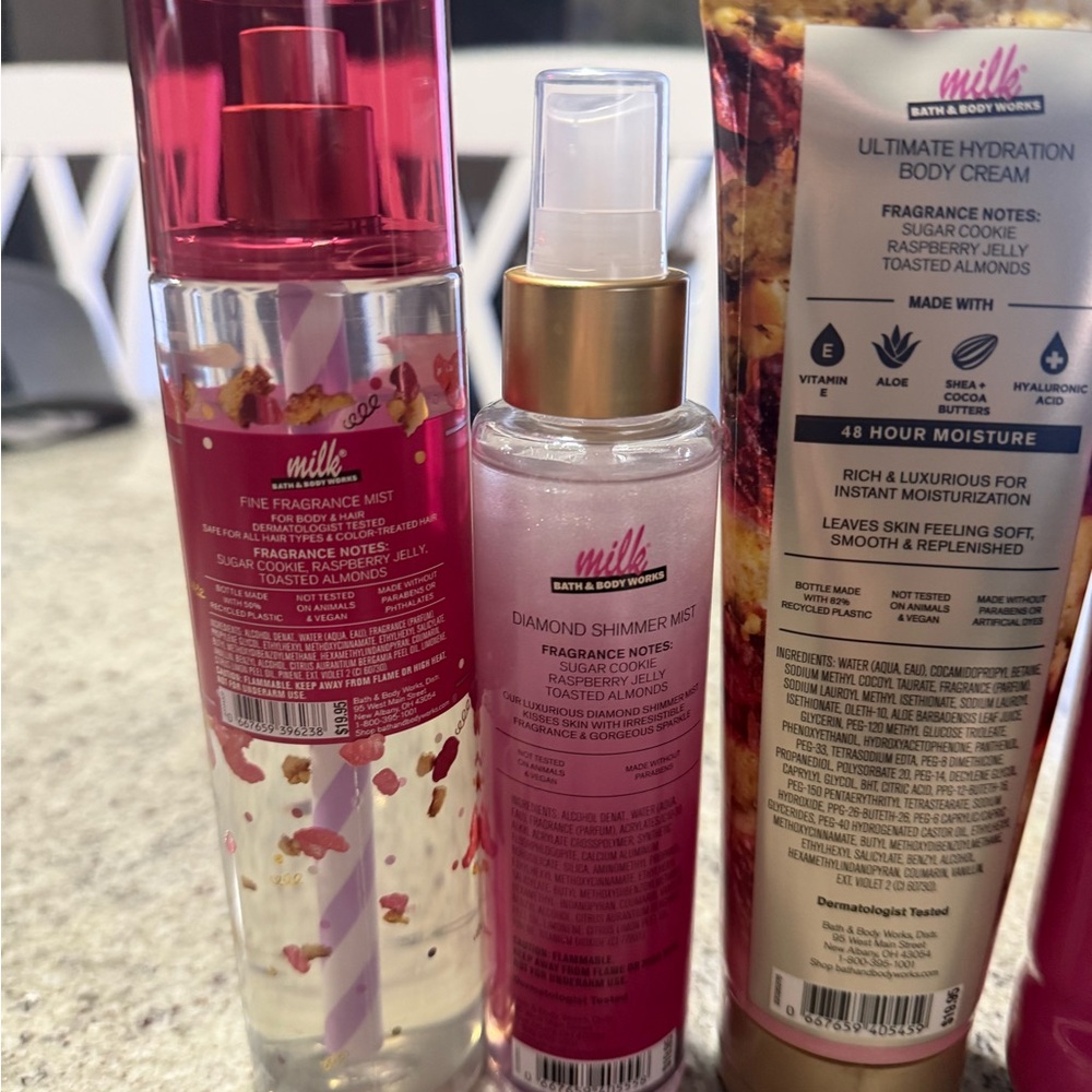 bbw milk bar raspberry bundle - Picture 2 of 4